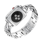Apple Watch Crystal Steel Rozsdamentes Acél Szíj - Smartwatcherz