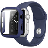 Curea de silicon și carcasă în aceeași culoare pentru Apple Watch