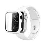 Curea de silicon și carcasă în aceeași culoare pentru Apple Watch