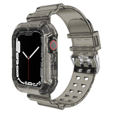 Curea și carcasă din silicon transparent pentru Apple Watch