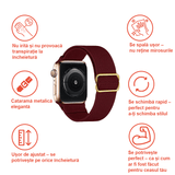 Curea din material elastic pentru Apple Watch